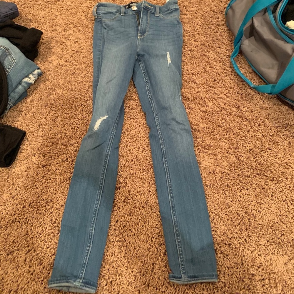 Hollister high rise super skinny jeans